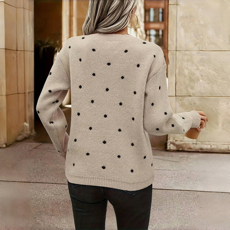 MAEVEâ„¢- Polka Dot Sweater
