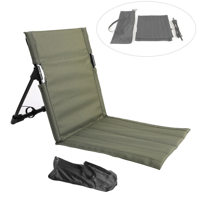 Outdoor Draagbare Ultralichte Aluminium Opvouwbare Stoel, Camping Strand Opklapbare Maanstoel voor Zelfrijdende Vrijetijds Luie Stoel