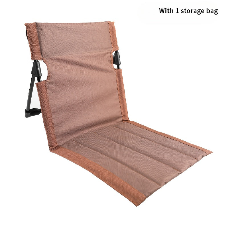 Outdoor Draagbare Ultralichte Aluminium Opvouwbare Stoel, Camping Strand Opklapbare Maanstoel voor Zelfrijdende Vrijetijds Luie Stoel