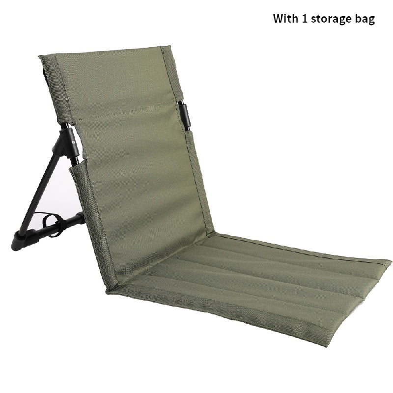 Outdoor Draagbare Ultralichte Aluminium Opvouwbare Stoel, Camping Strand Opklapbare Maanstoel voor Zelfrijdende Vrijetijds Luie Stoel