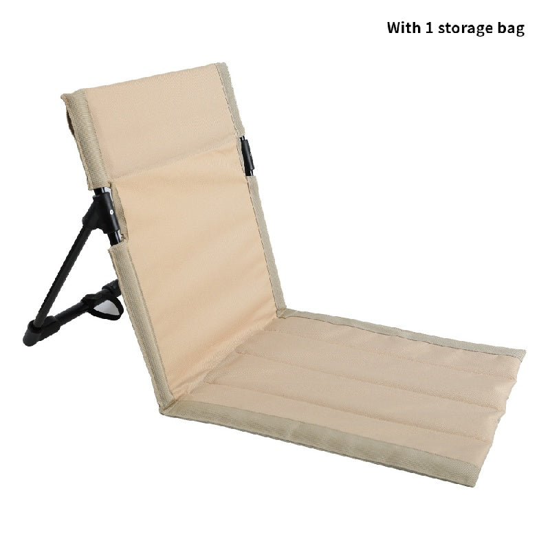 Outdoor Draagbare Ultralichte Aluminium Opvouwbare Stoel, Camping Strand Opklapbare Maanstoel voor Zelfrijdende Vrijetijds Luie Stoel