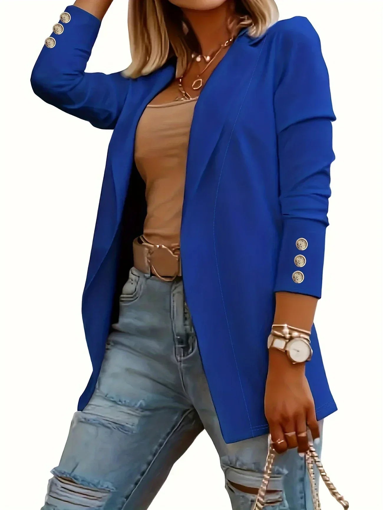 EMMAâ„¢ - Chic Open Front Jacket