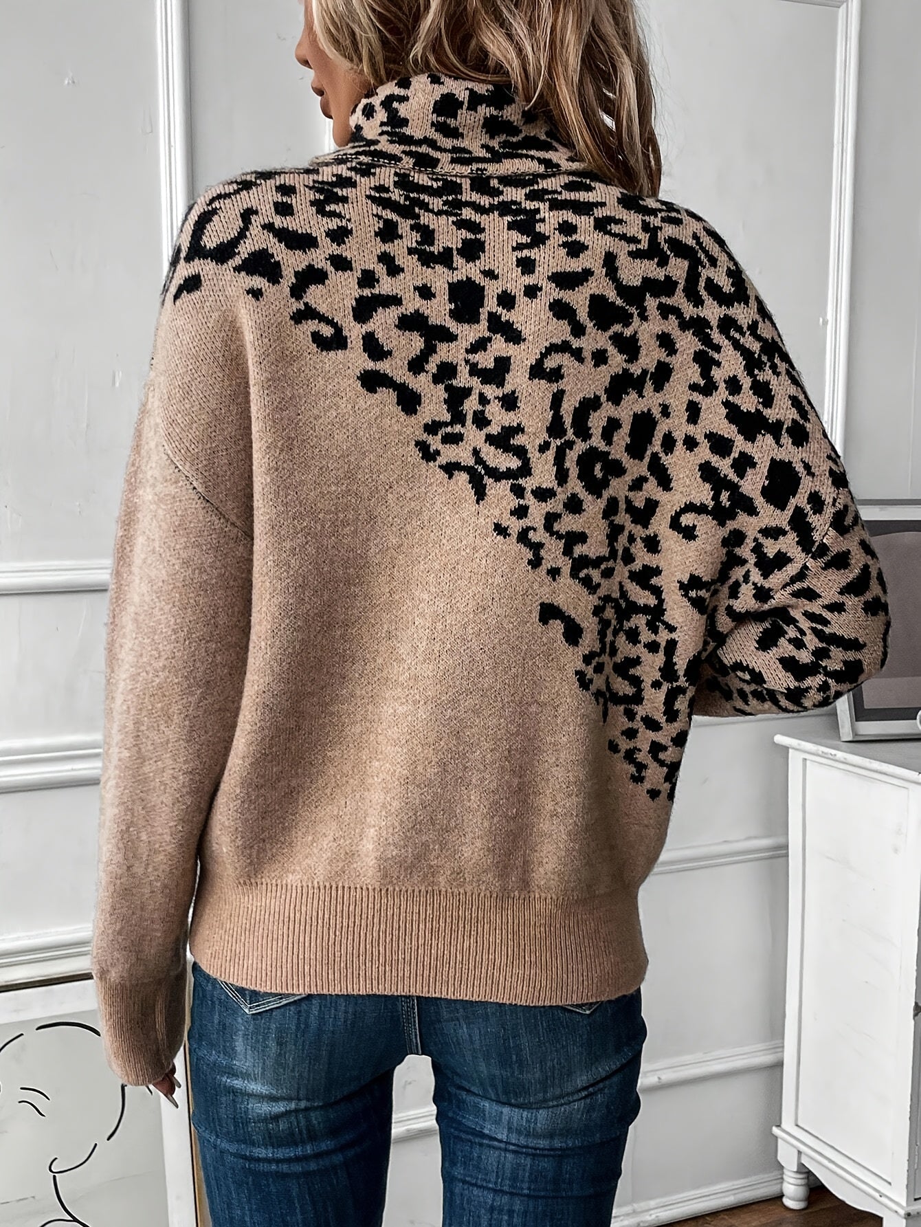 ZAYNAâ„¢ - Leopard Sweater