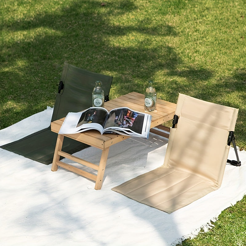Outdoor Draagbare Ultralichte Aluminium Opvouwbare Stoel, Camping Strand Opklapbare Maanstoel voor Zelfrijdende Vrijetijds Luie Stoel