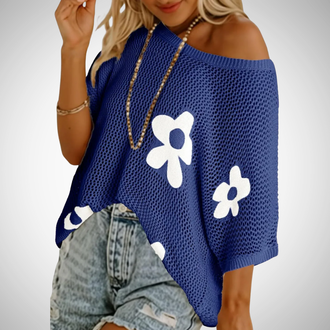 JINKYâ„¢ - Stylish Lightweight Crochet Top