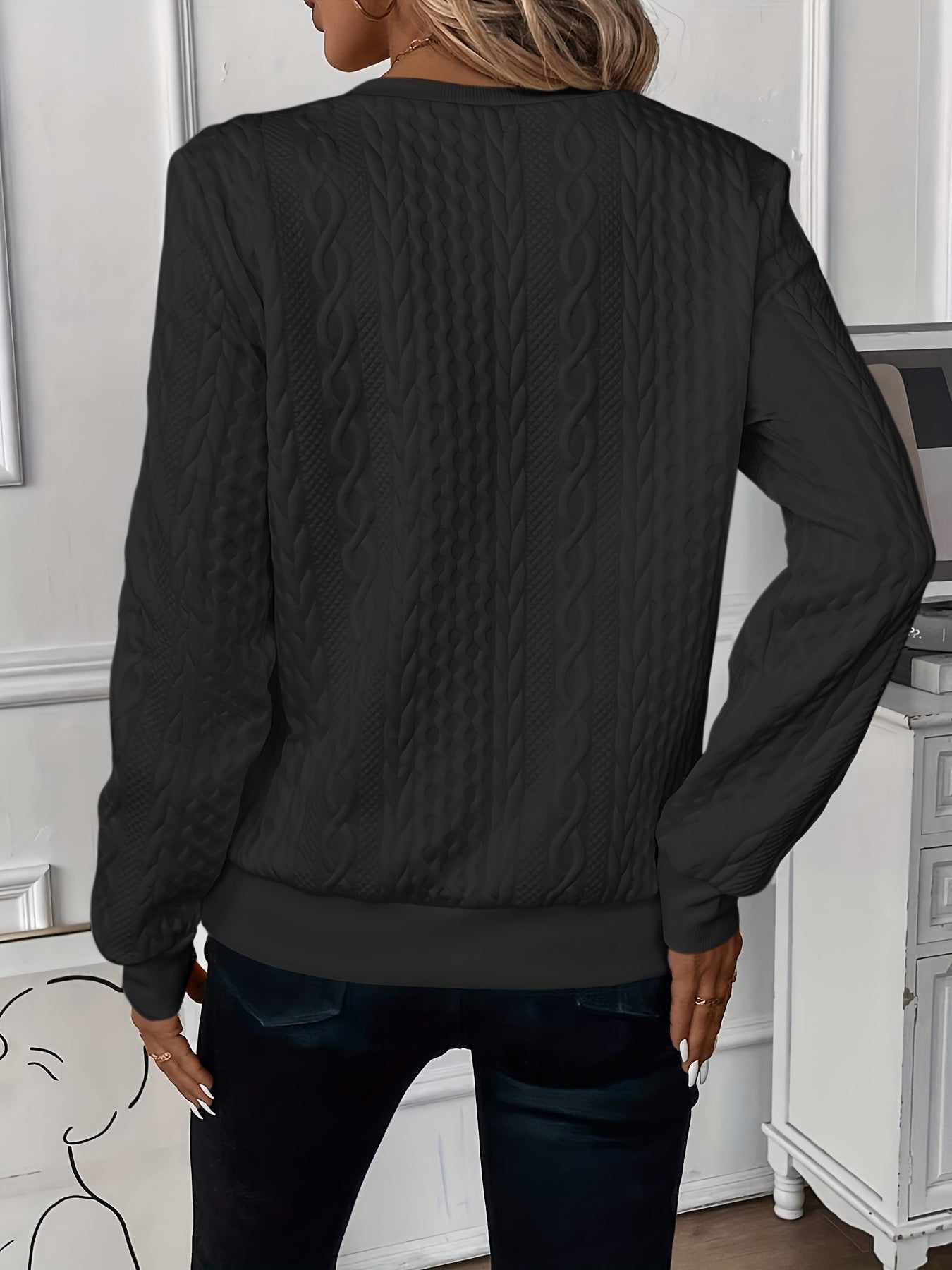 EMMAâ„¢ | Elegant Quarter-Zip Sweater