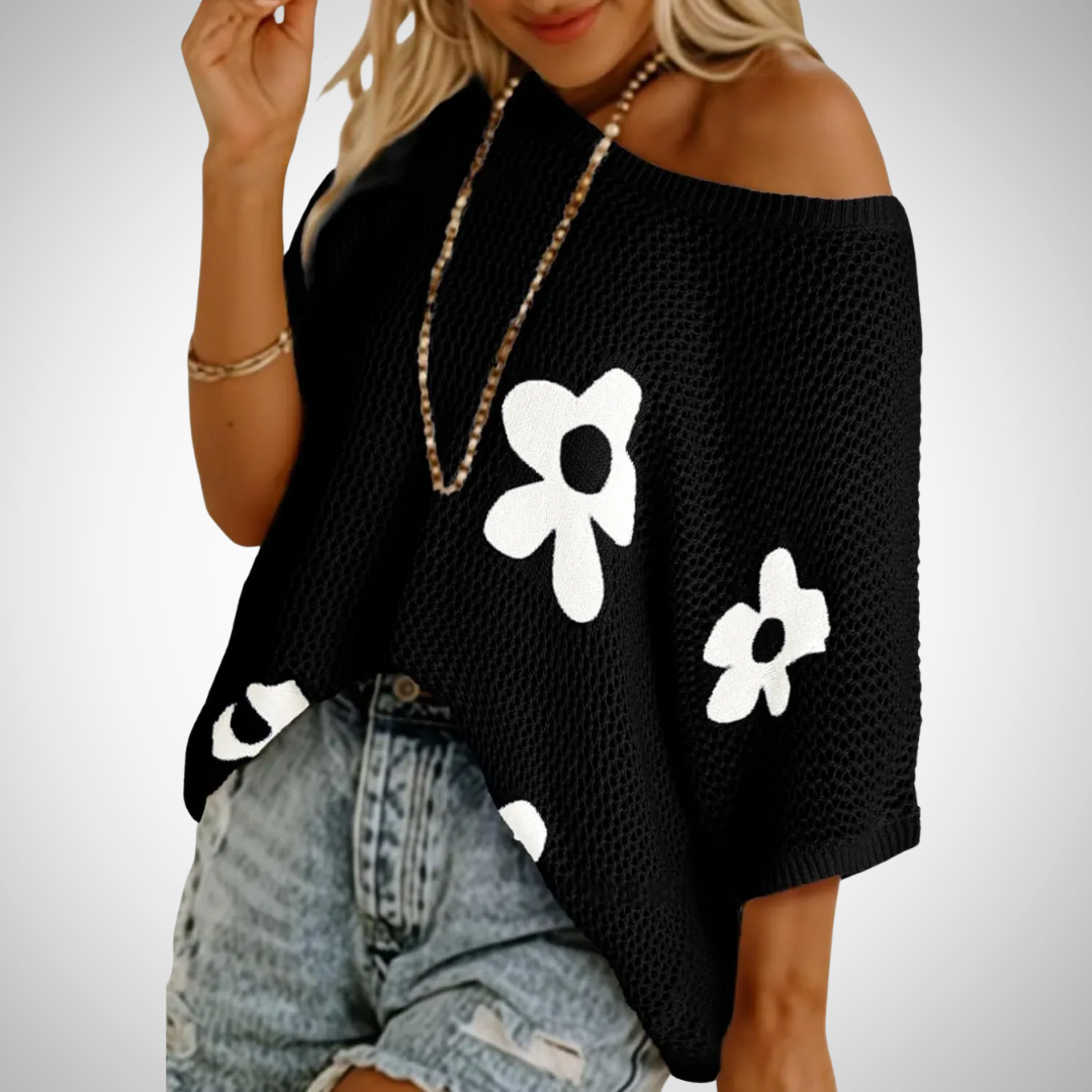 JINKYâ„¢ - Stylish Lightweight Crochet Top