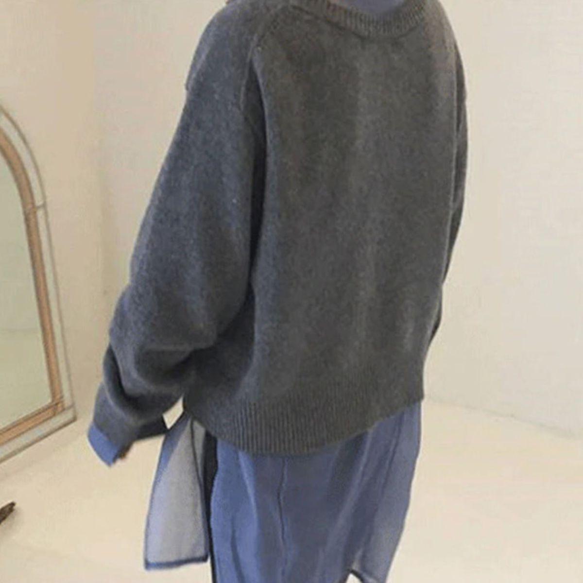 ALYCIAâ„¢ - Asymmetric Button Cardigan