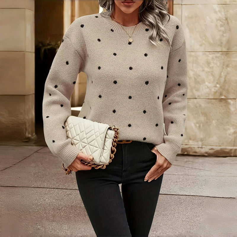 MAEVEâ„¢- Polka Dot Sweater