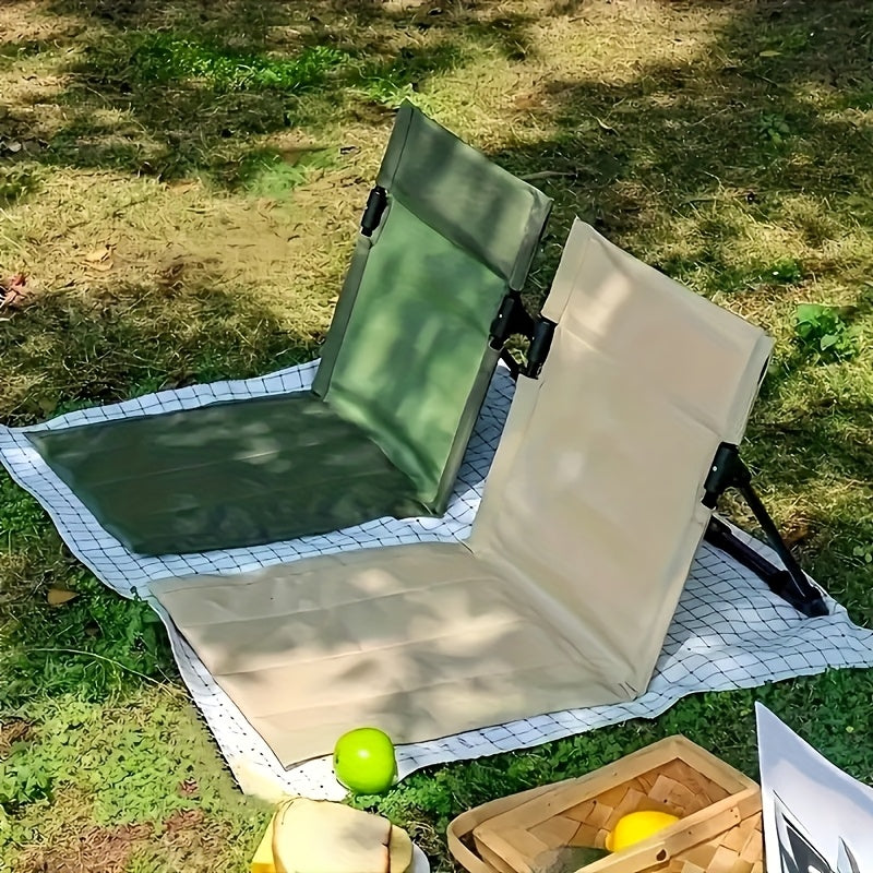 Outdoor Draagbare Ultralichte Aluminium Opvouwbare Stoel, Camping Strand Opklapbare Maanstoel voor Zelfrijdende Vrijetijds Luie Stoel