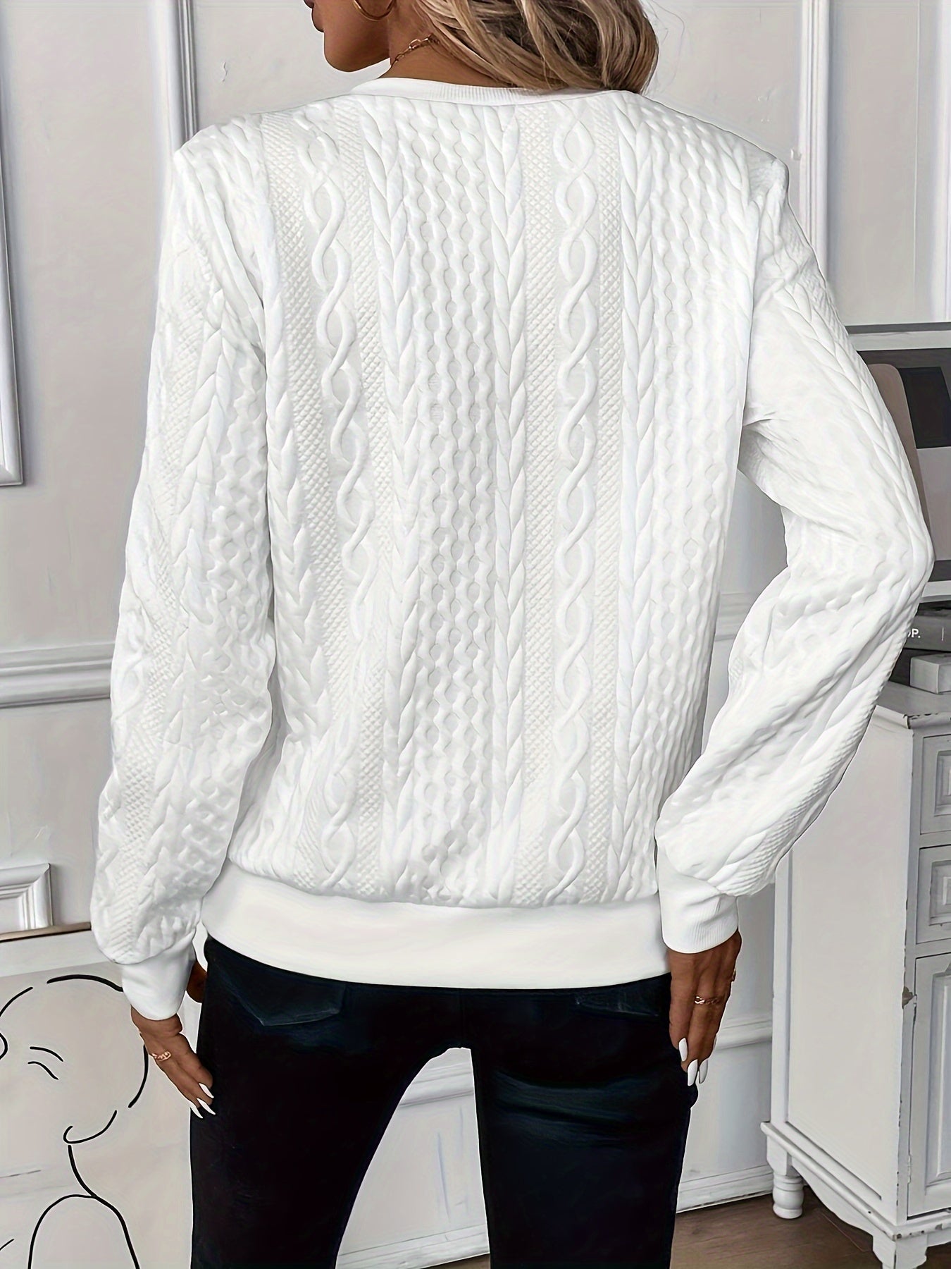 EMMAâ„¢ | Elegant Quarter-Zip Sweater