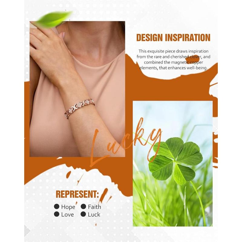 MONIQUEâ„¢ - Elegant Magnetic Copper Bangle