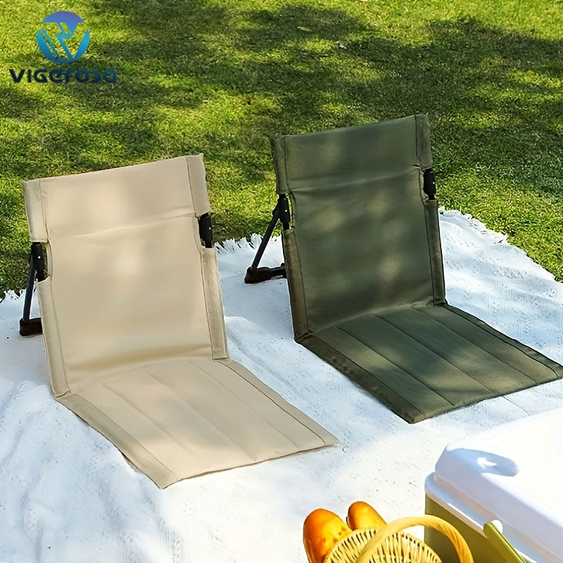 Outdoor Draagbare Ultralichte Aluminium Opvouwbare Stoel, Camping Strand Opklapbare Maanstoel voor Zelfrijdende Vrijetijds Luie Stoel