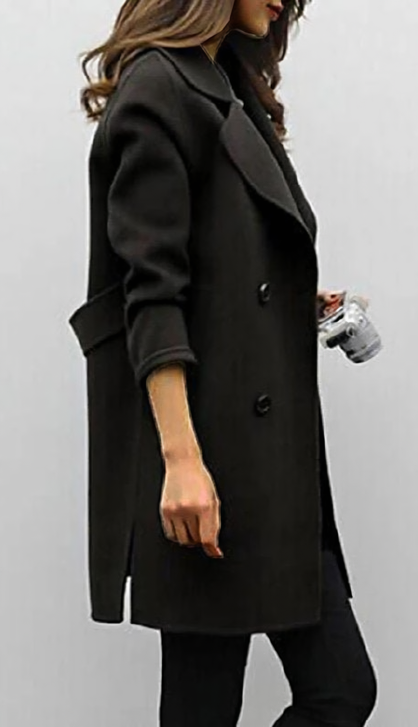 CELINAâ„¢ - Long Trench Coat