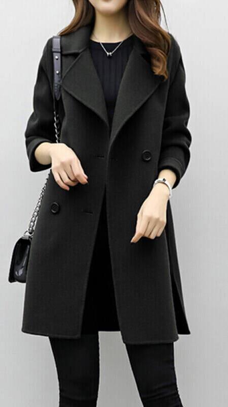 CELINAâ„¢ - Long Trench Coat