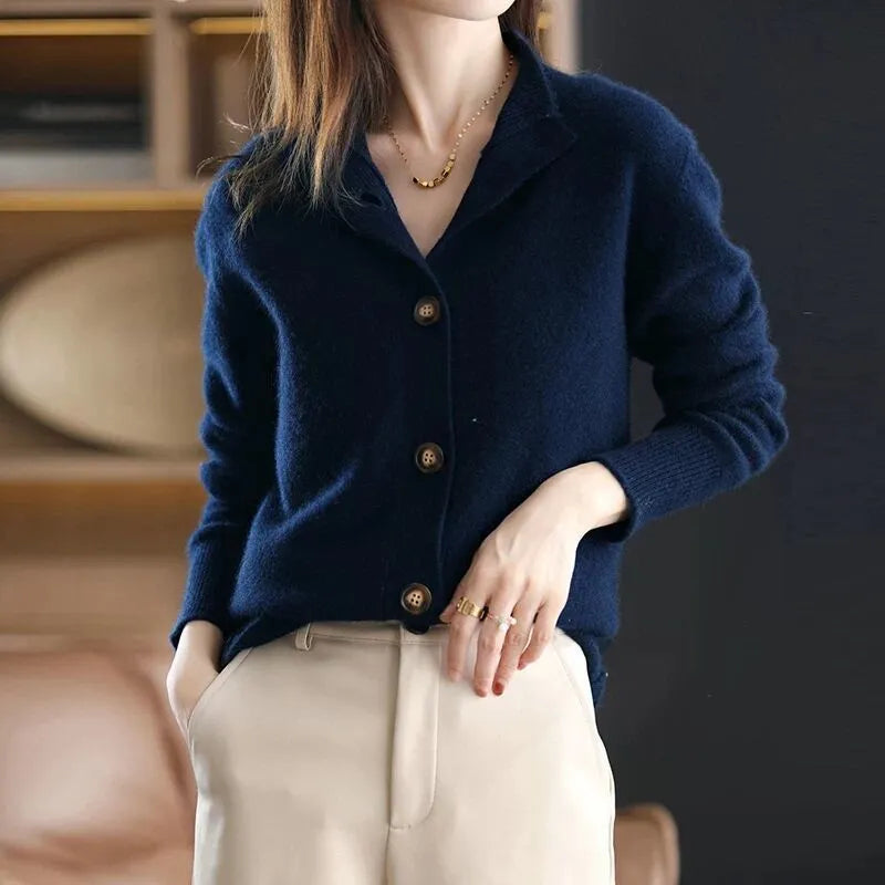 ELARAâ„¢ | Luxe Buttoned Sweater
