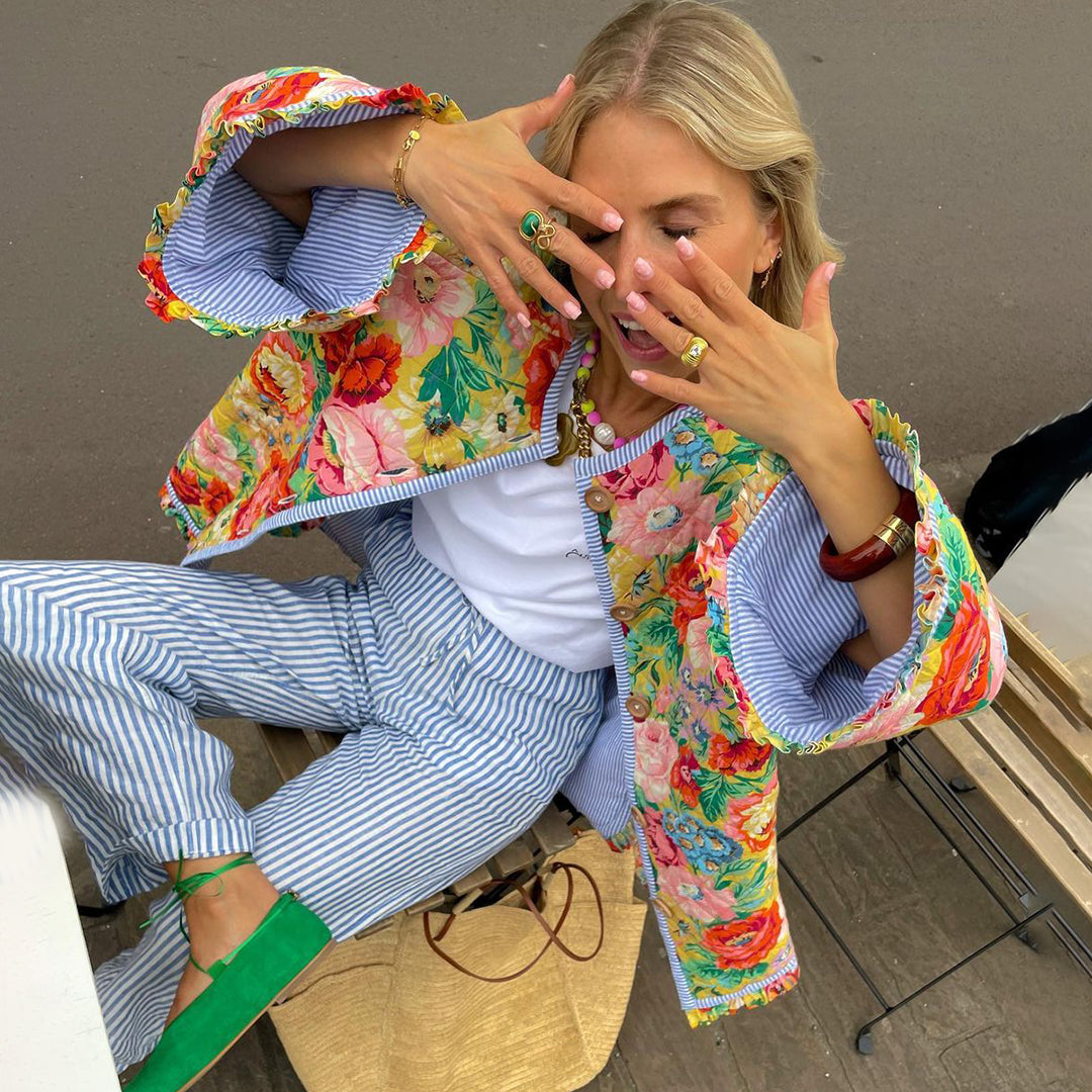 NICOLE⢠- Trendy Printed Jacket