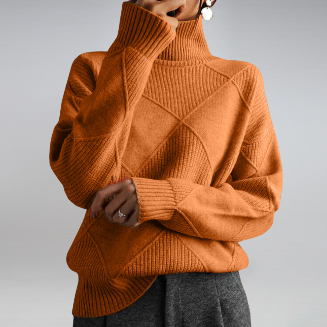 LINLEYâ„¢ | Luxe Ribbed Turtleneck Pullover