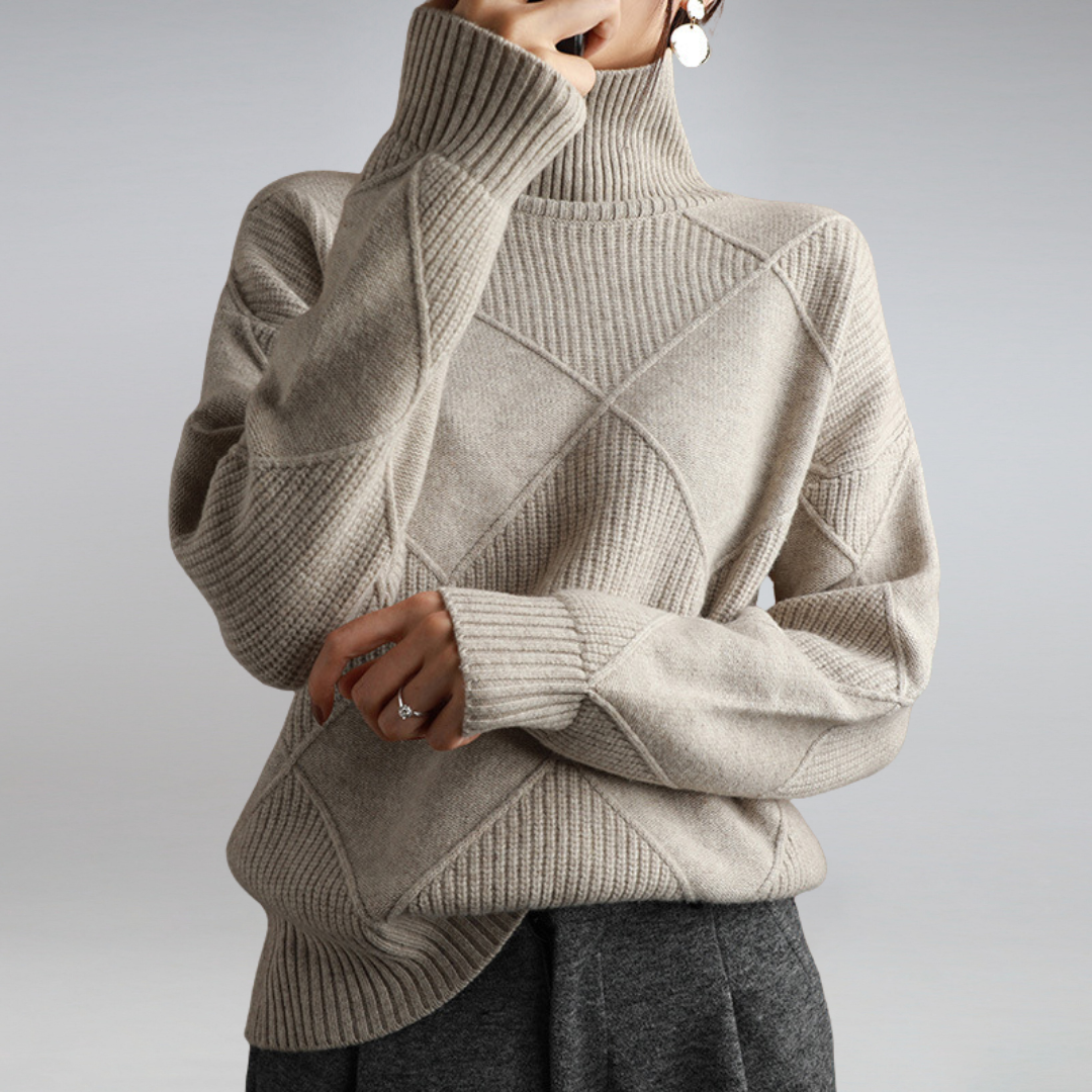 LINLEYâ„¢ | Luxe Ribbed Turtleneck Pullover