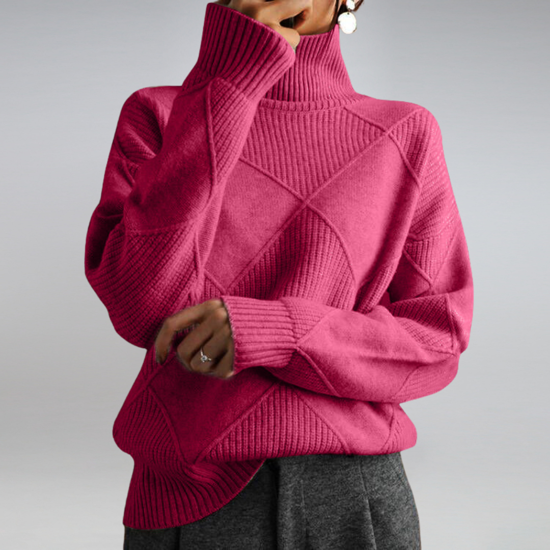 LINLEYâ„¢ | Luxe Ribbed Turtleneck Pullover