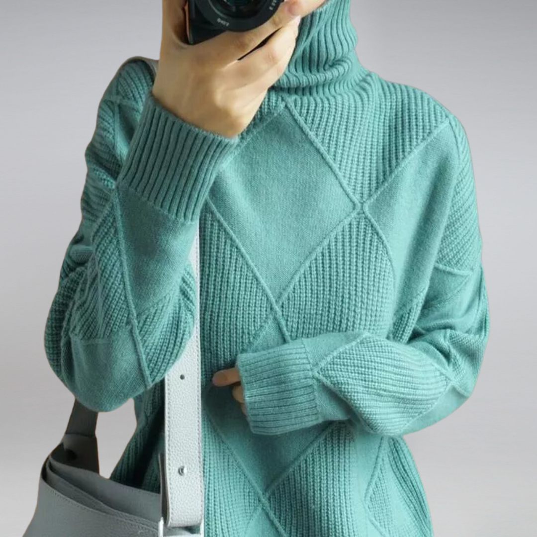 LINLEYâ„¢ | Luxe Ribbed Turtleneck Pullover