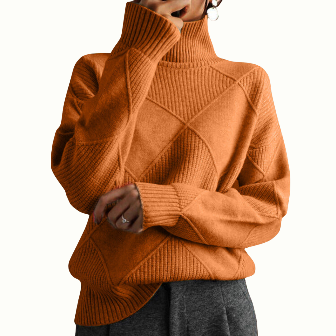 LINLEYâ„¢ | Luxe Ribbed Turtleneck Pullover
