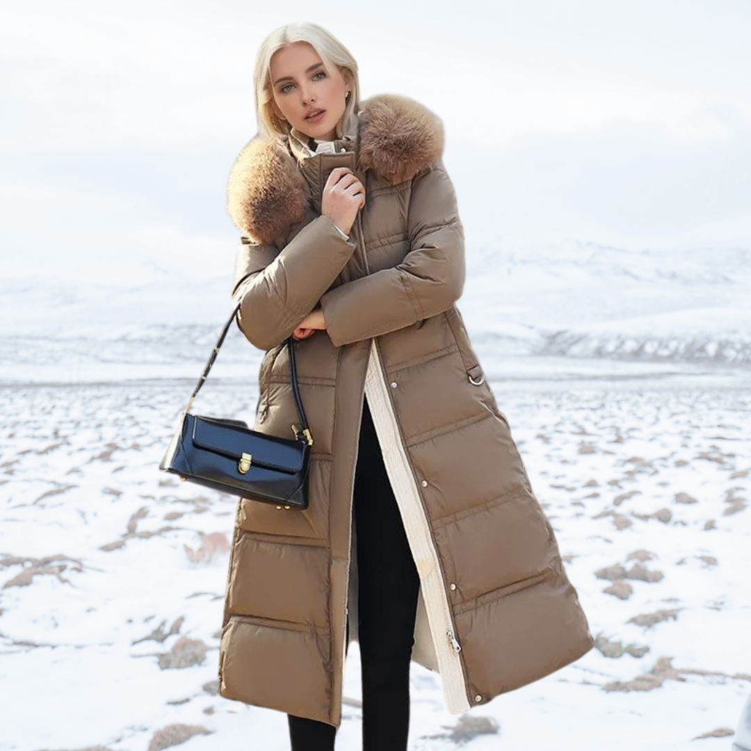 LUCIAâ„¢ | Designer Winter Parka with Fur Hood