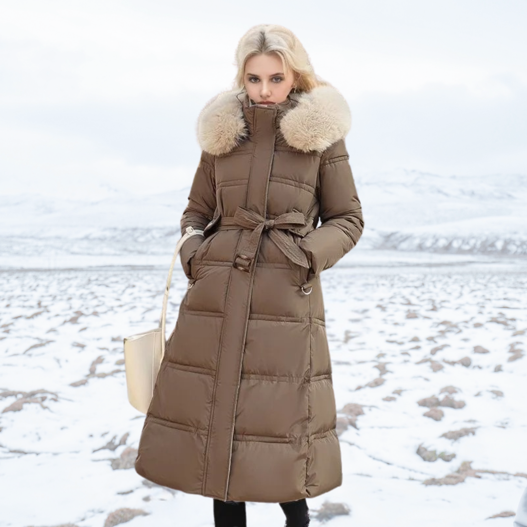 LUCIAâ„¢ | Designer Winter Parka with Fur Hood
