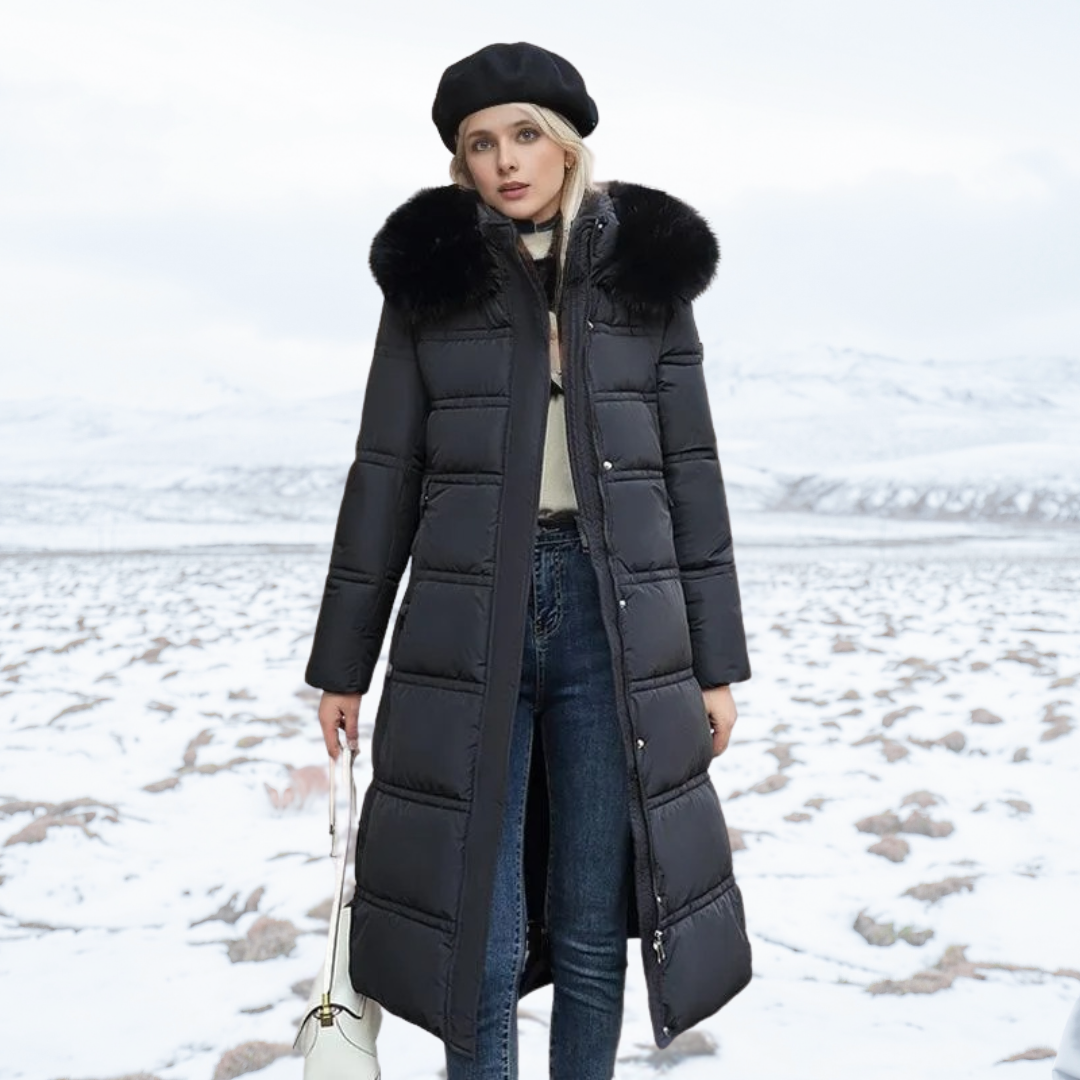 LUCIAâ„¢ | Designer Winter Parka with Fur Hood