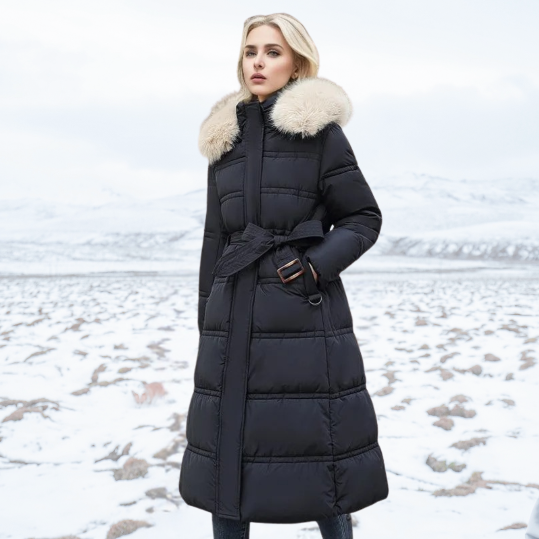 LUCIAâ„¢ | Designer Winter Parka with Fur Hood