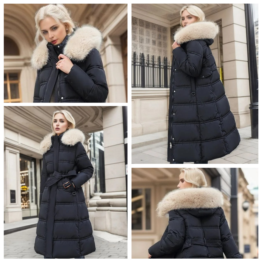 LUCIAâ„¢ | Designer Winter Parka with Fur Hood
