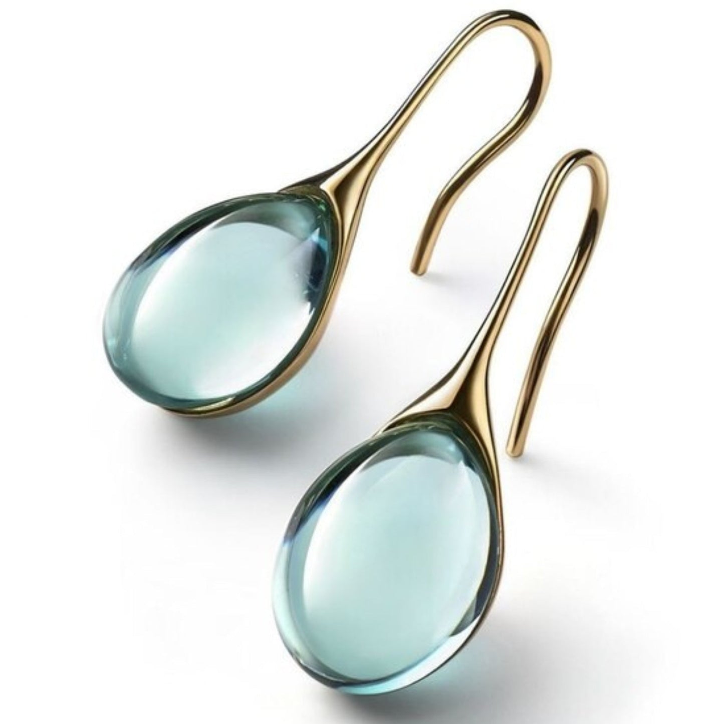 ROMYâ„¢ - Crystal Drop Earrings in Gold and Silver
