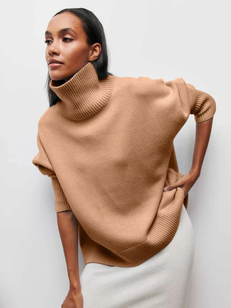 ALYSSAâ„¢ - Elegant Turtleneck Sweater