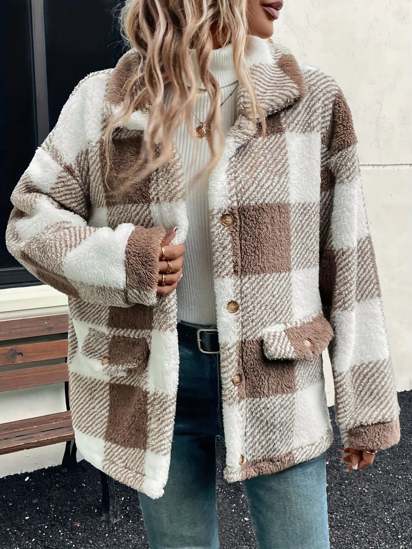 Elara™ | Velvet Button double sided Cardigan