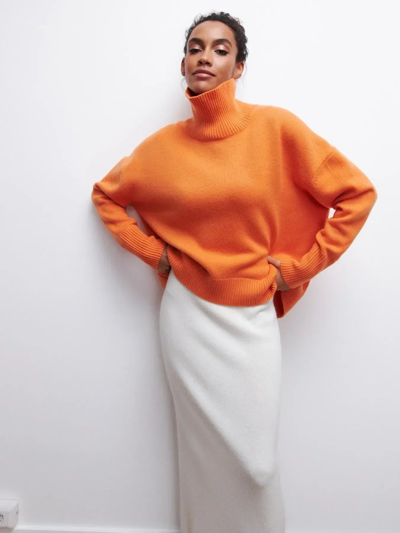 ALYSSAâ„¢ - Elegant Turtleneck Sweater