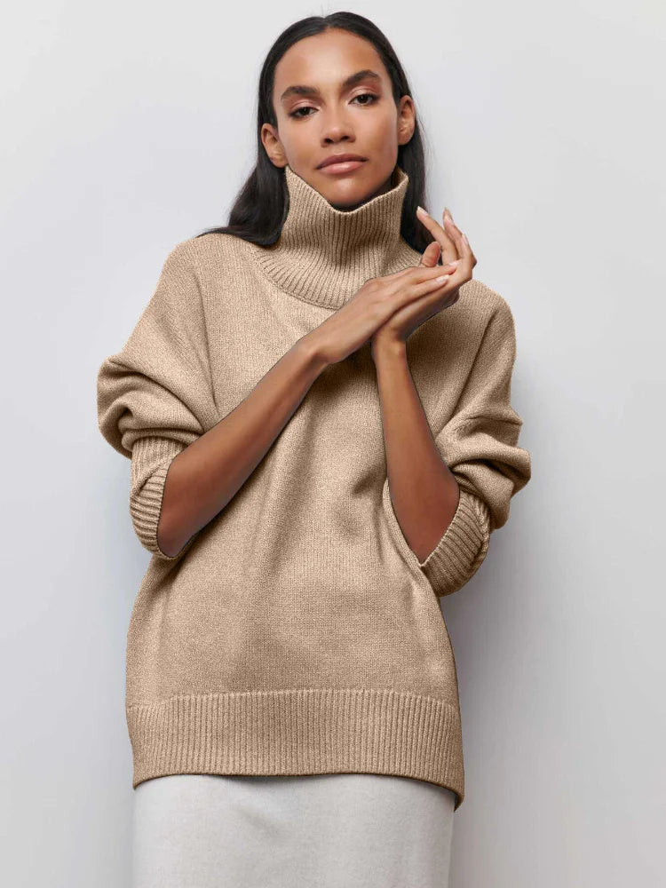 ALYSSAâ„¢ - Elegant Turtleneck Sweater