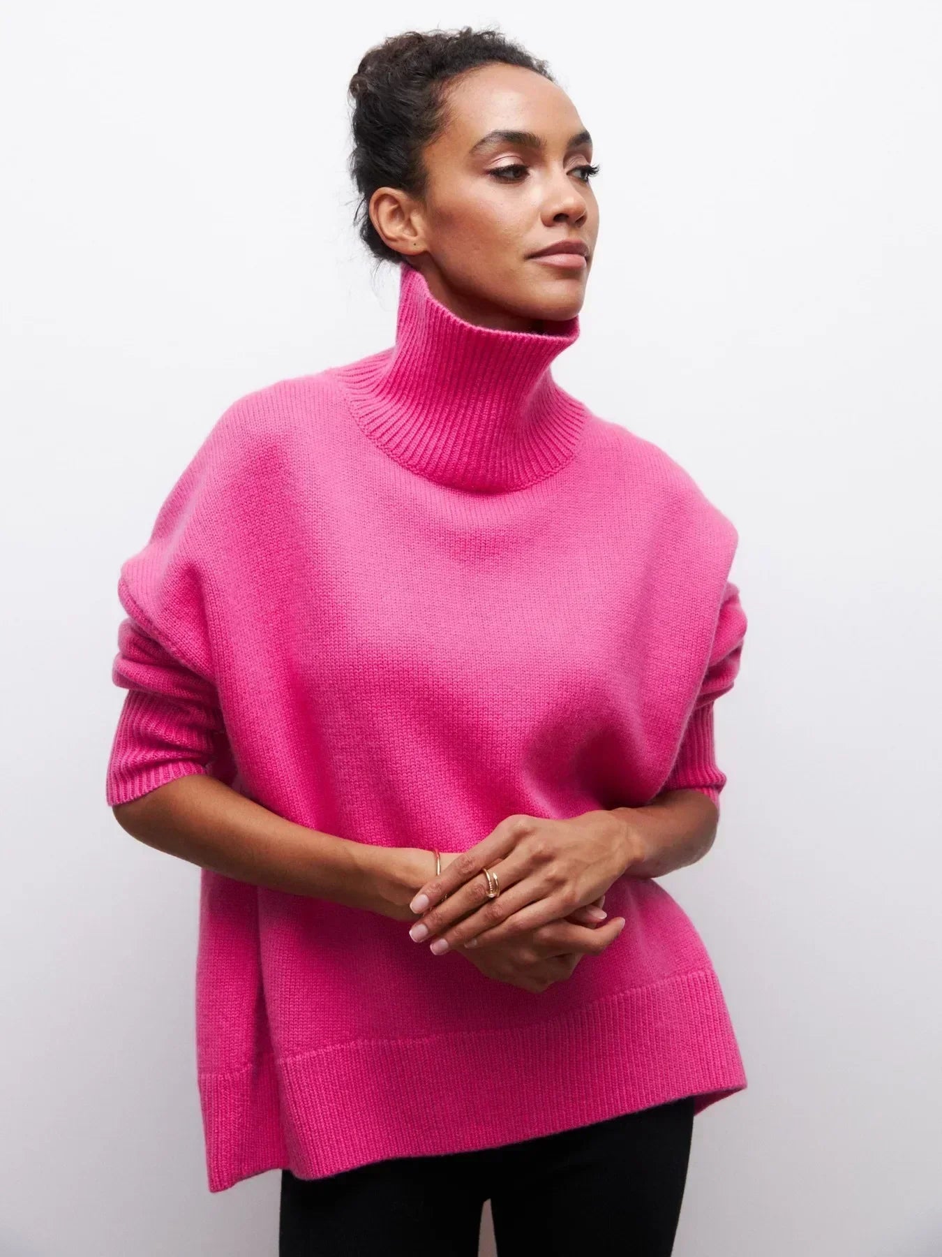 ALYSSAâ„¢ - Elegant Turtleneck Sweater