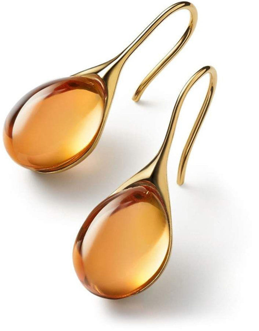 ROMYâ„¢ - Crystal Drop Earrings in Gold and Silver