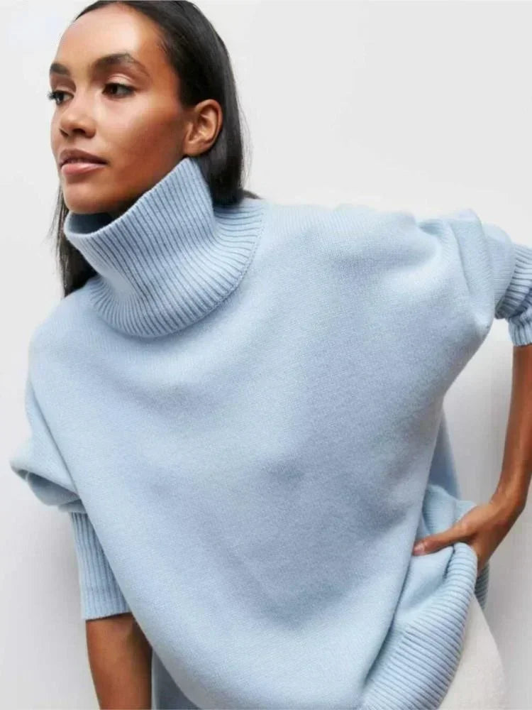 ALYSSAâ„¢ - Elegant Turtleneck Sweater