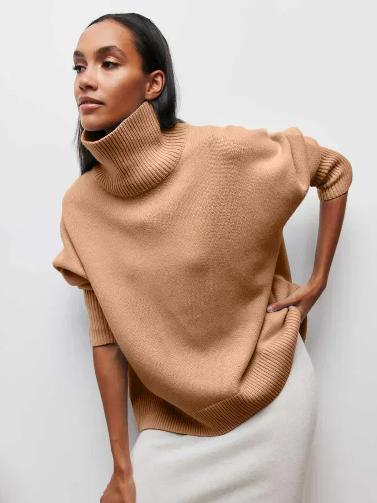 ALYSSAâ„¢ - Elegant Turtleneck Sweater