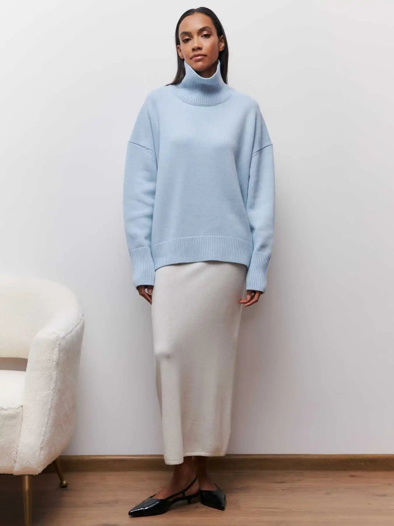 ALYSSAâ„¢ - Elegant Turtleneck Sweater