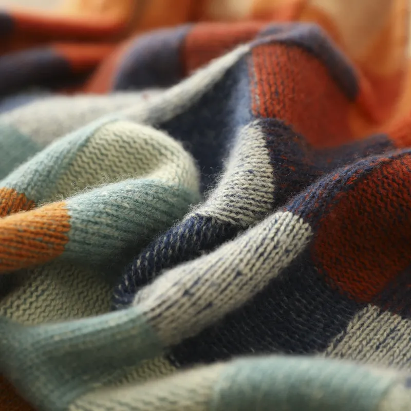 MIAâ„¢ - Retro-Inspired Plaid Sweater