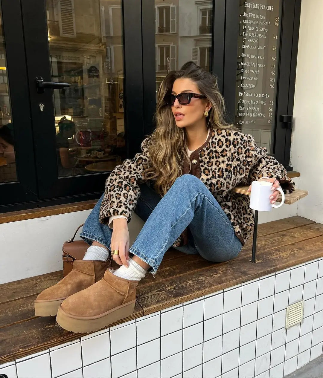 LYDIAâ„¢ | Chic Leopard Cardigan