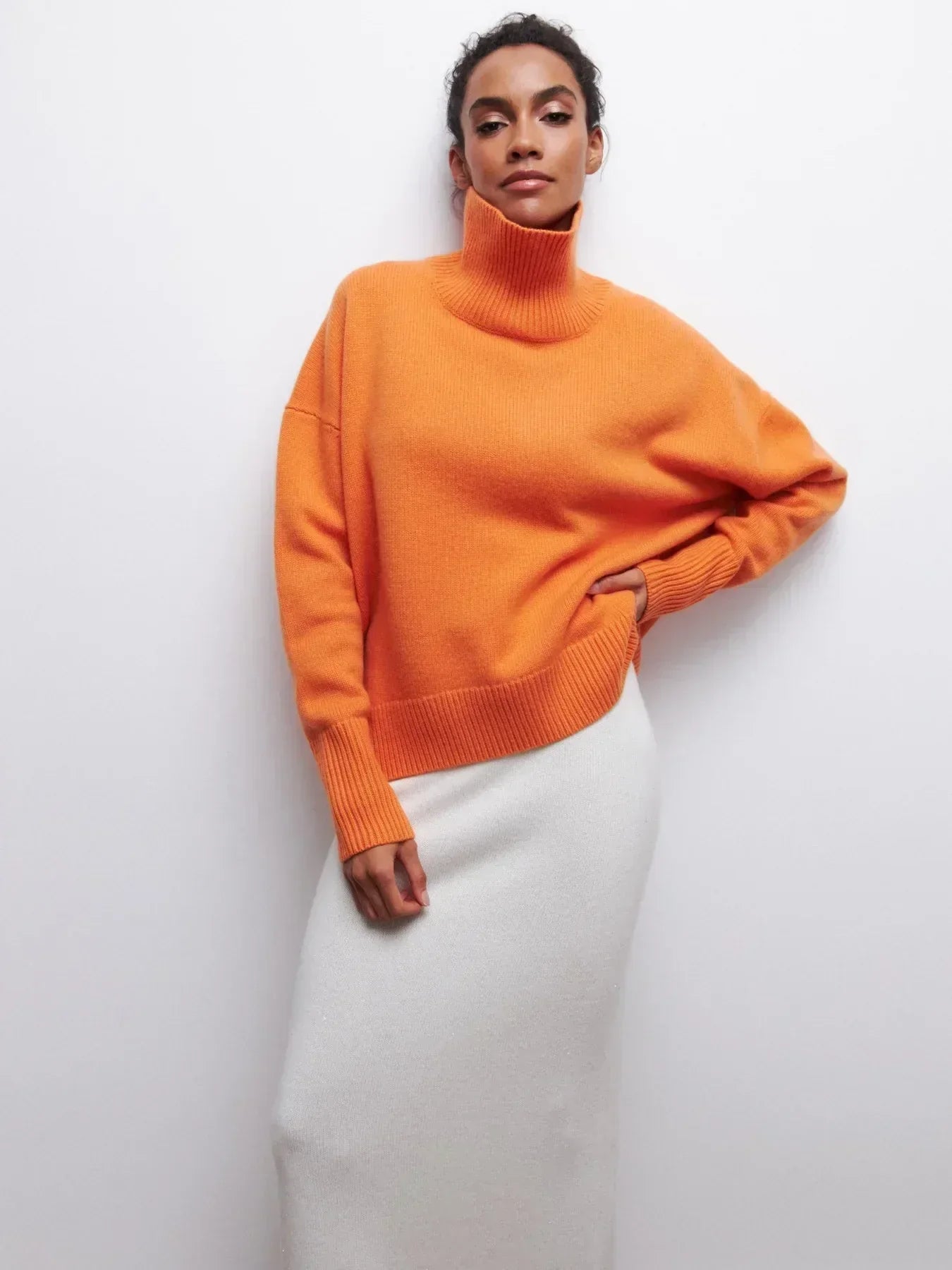 ALYSSAâ„¢ - Elegant Turtleneck Sweater