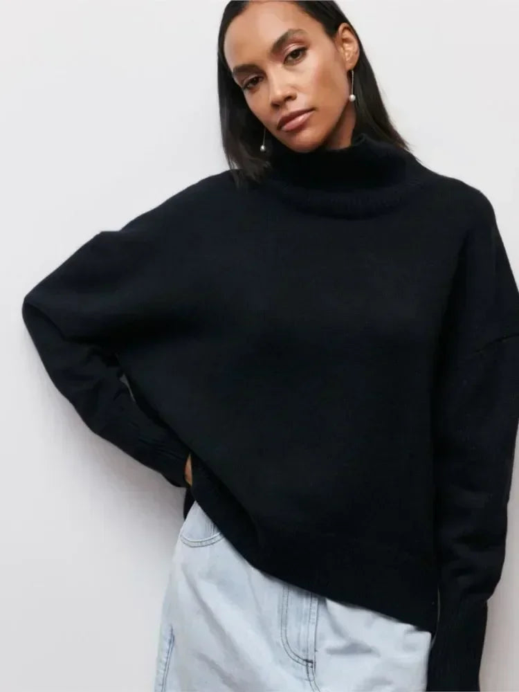 ALYSSAâ„¢ - Elegant Turtleneck Sweater