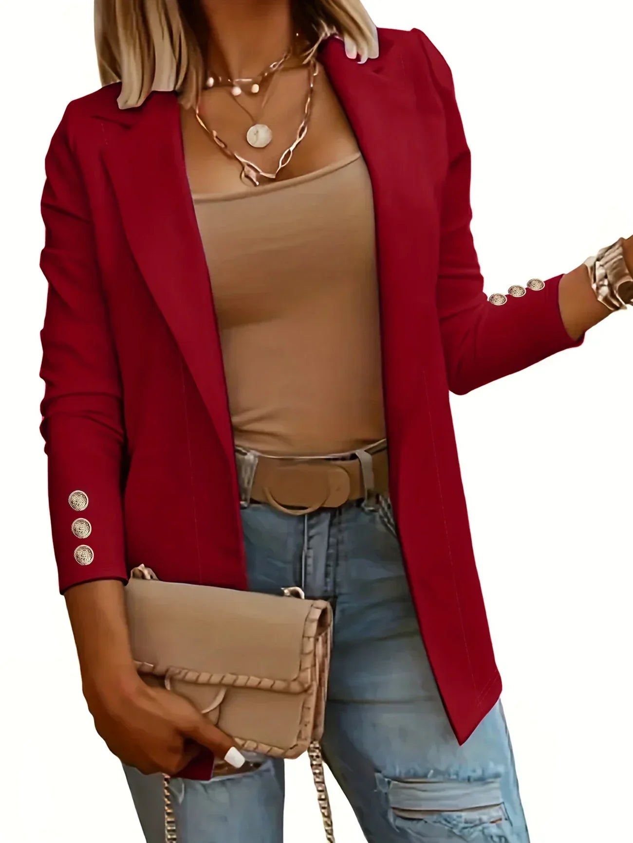 EMMAâ„¢ - Chic Open Front Jacket