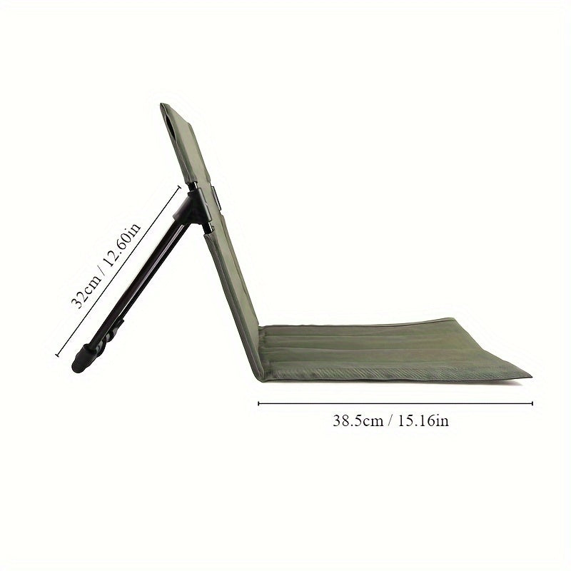 Outdoor Draagbare Ultralichte Aluminium Opvouwbare Stoel, Camping Strand Opklapbare Maanstoel voor Zelfrijdende Vrijetijds Luie Stoel