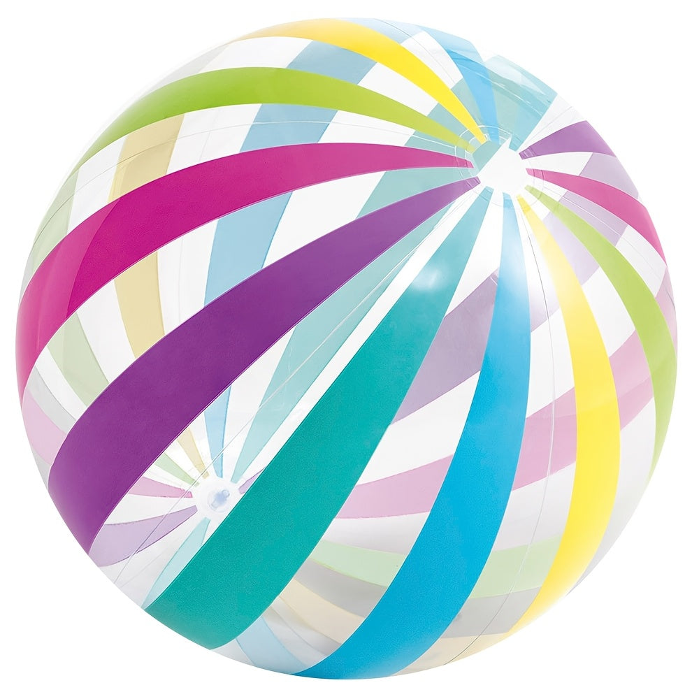 1-Pack Polka Dot Beach Ball Inflatable PVC Water Play Ball Kleur Gestreepte Bal Buiten Zwembad Strandfeest Decoratie Inflatable Ball Buiten Activiteiten