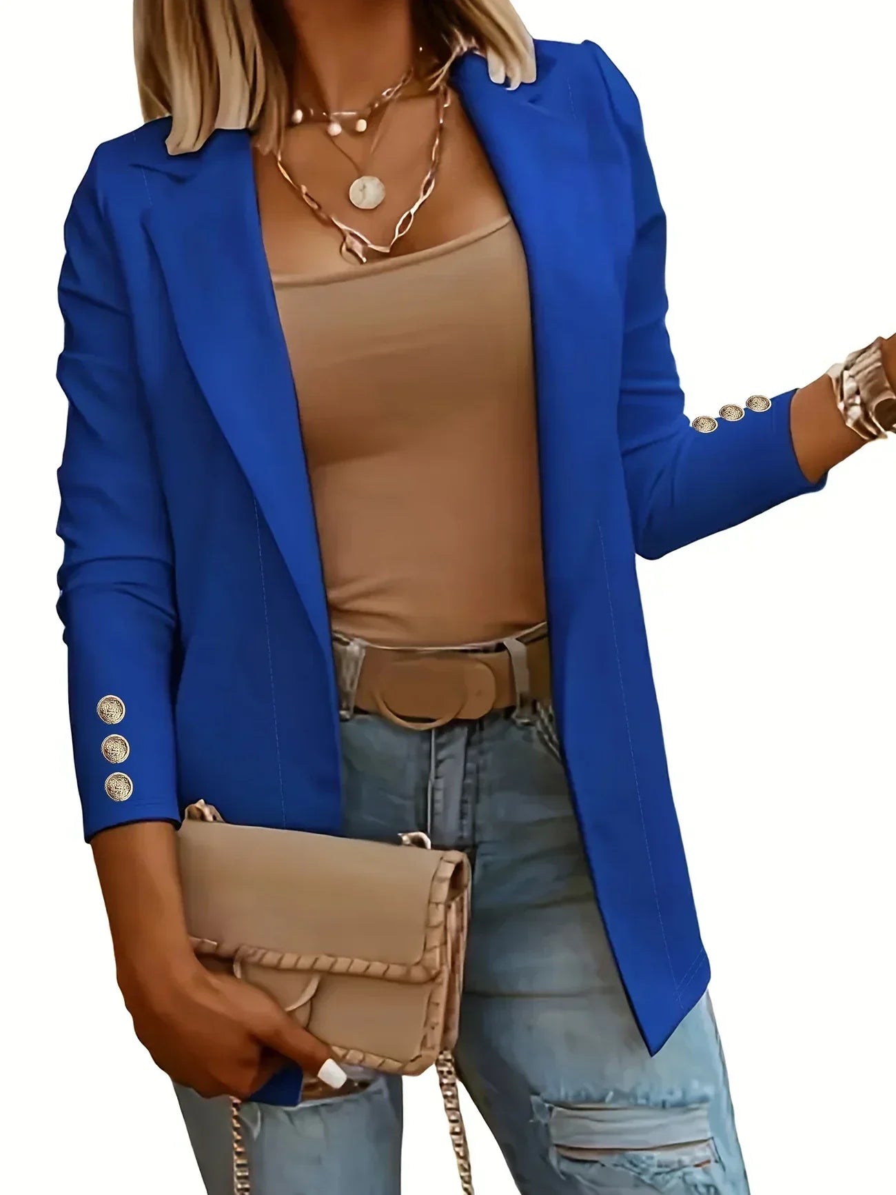 EMMAâ„¢ - Chic Open Front Jacket