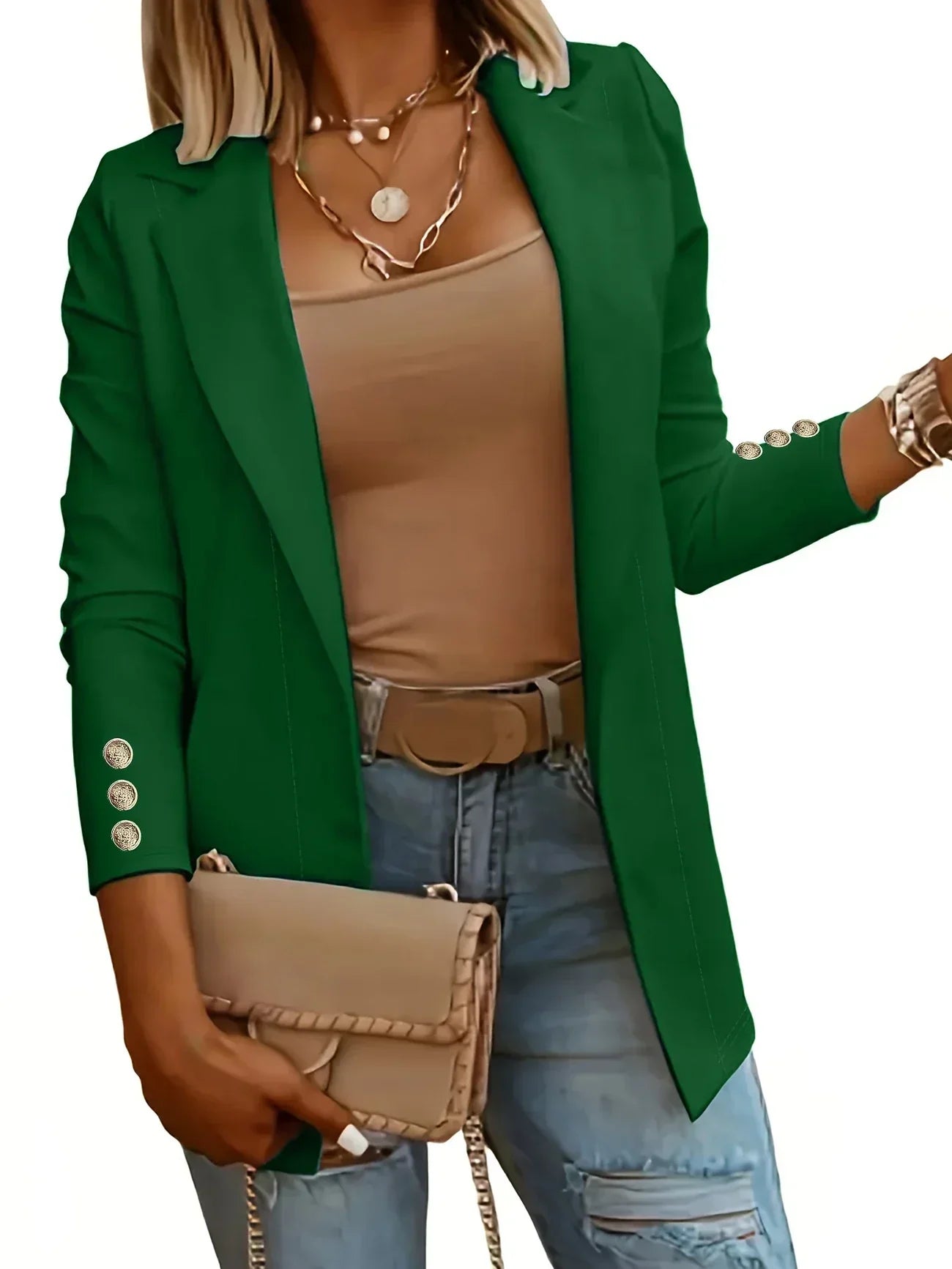 EMMAâ„¢ - Chic Open Front Jacket